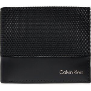 Velká pánská peněženka Calvin Klein Ck Remote Bifold 5Cc W/Coin K50K512423 Černá