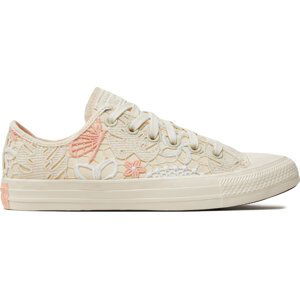 Plátěnky Converse Chuck Taylor All Star Butterflies A07537C Béžová