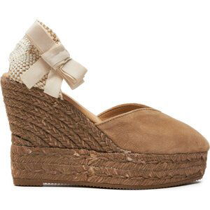 Espadrilky Manebi Hamptons Heart-Shaped Wedge Espadrilles W 1.6 WH Béžová