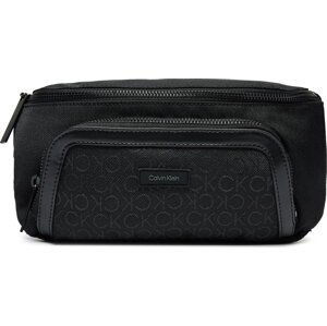 Ledvinka Calvin Klein Ck Remote Waistbag Mono K50K512106 Černá