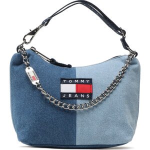 Kabelka Tommy Jeans Tjw Heritage Shoulder Bag Denim AW0AWI4822 Tmavomodrá