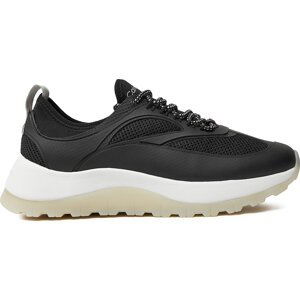 Sneakersy Calvin Klein Runner Lace Up Pearl Mix M HW0HW02079 Černá