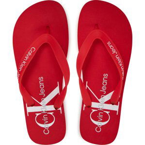 Žabky Calvin Klein Jeans Beach Sandal Monogram Tpu YM0YM00838 Hnědá