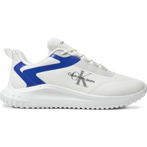 Sneakersy Calvin Klein Jeans Eva Runner Low Lace Ml Mix YM0YM00968 Bílá