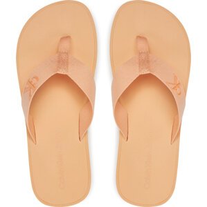 Žabky Calvin Klein Jeans Flatform Flipflop Jelly YW0YW01398 Růžová