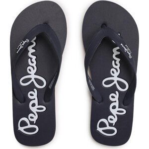 Žabky Pepe Jeans Bay Beach Basic M PMS70128 Tmavomodrá