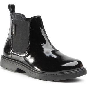 Kotníková obuv s elastickým prvkem Naturino Piccadilly 0012501566.03.0A01 S Černá