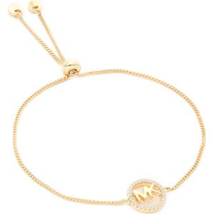 Náramek Michael Kors Logo Circle Slider MKC1246AN710 Zlatá