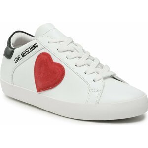 Sneakersy LOVE MOSCHINO JA15402G1GIAM10A Vit.Bi/Ne/Cr.Rosso