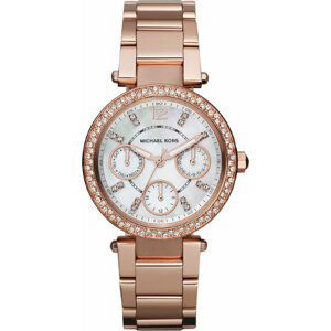 Hodinky Michael Kors Mini Parker MK5616 Rose Gold/Rose Gold