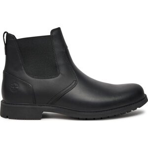 Kotníková obuv s elastickým prvkem Timberland Stormbucks Mid C Helsea Boot TB05551R001 Černá