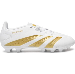 Boty na fotball adidas Predator Club Flexible Ground IF6426 Bílá