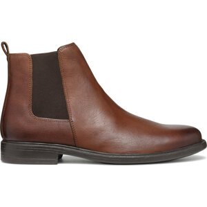 Kotníková obuv s elastickým prvkem Geox U Terence U467HD 00047 C6003 Hnědá