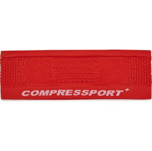 Textilní čelenka Compressport On/Off XBNU3903 Červená