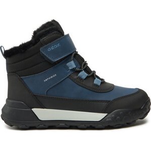 Sněhule Geox J Trekkyup Boy B Abx J46MBE 0MEFU C4J9B D Modrá