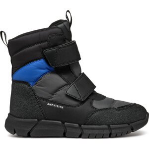 Sněhule Geox J Flexyper Boy B Abx J169XC 0FU50 C0071 M Šedá