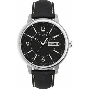 Hodinky Timex Chicago TW2V29200 Black/Silver