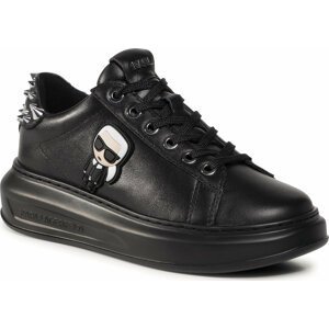 Sneakersy KARL LAGERFELD KL62529 Black Lthr/Mono
