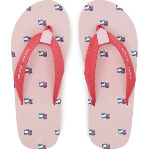 Žabky Tommy Hilfiger T3A8-33807-0058X S Růžová