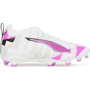 Boty na fotball Puma Ultra 5 Match Forever Fg/Ag Jr 108413 01 Bílá