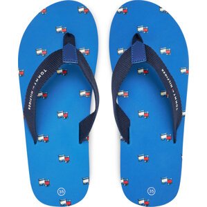 Žabky Tommy Hilfiger T3X8-33909-0058A023 S Modrá