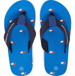 Žabky Tommy Hilfiger T3X8-33909-0058A023 M Modrá
