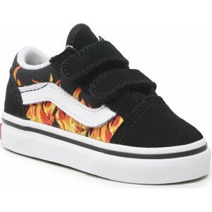 Sneakersy Vans Old Skool V VN0A4VJJBLK1 Digi Flame Black