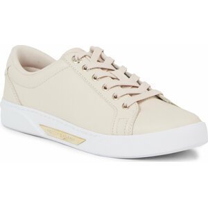Sneakersy Tommy Hilfiger Golden Hw Court Sneaker FW0FW07560 Cashmere Creme ABH