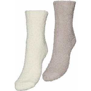 Sada 2 párů dámských vysokých ponožek Vero Moda 10303981 Birch 4422824