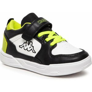 Sneakersy Kappa 260932K Black/Lime 1133
