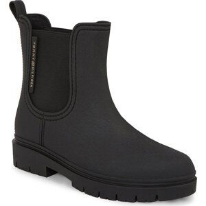 Holínky Tommy Hilfiger Essential Tommy Rainbootie FW0FW07471 Black BDS