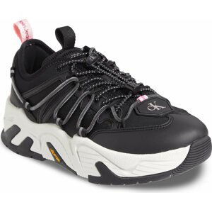 Sneakersy Calvin Klein Jeans Chunky Runner Vibram Alt Cl Wn YW0YW01213 Black/Cotton Candy 01C