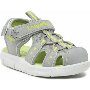 Sandály KangaRoos K-Mini 02035 000 2037 Vapor Grey/Lime