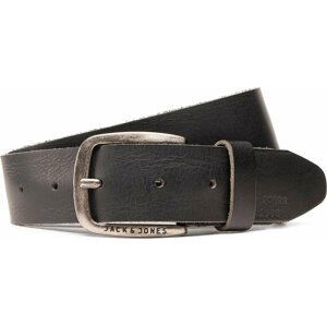 Pánský pásek Jack&Jones Jackpaul Leather Belt 12111286 Black