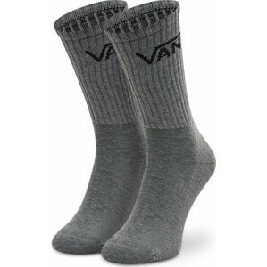 Sada 3 párů vysokých ponožek unisex Vans Mn Classic Crew VN000XRZHTG1 Heather Grey