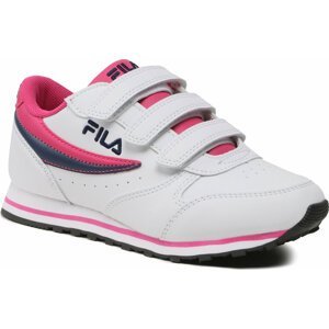 Sneakersy Fila Orbit Velcro Kids 1010785.13228 White/Carmine