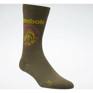 Klasické ponožky Unisex Reebok Classics Camping Socks HD9946 army green