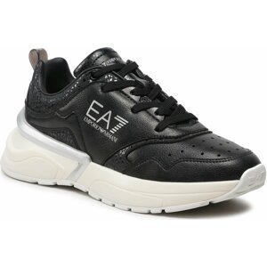 Sneakersy EA7 Emporio Armani X7X007 XK310 R665 Black/Iridescent/Slv