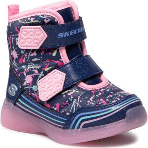 Sněhule Skechers Power Paint 302653N/NVMT Navy/Multi