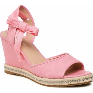 Espadrilky Coach Page C8931 Flower Pink