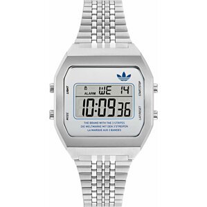 Hodinky adidas Originals Street Digital Two AOST23554 Silver