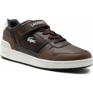 Sneakersy Lacoste T-Clip Velro 746SMA0073 Dk Brw/Blk 257