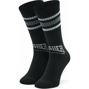 Klasické ponožky Unisex HUF Center Field Sock SK00722 Black