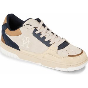 Sneakersy Tommy Hilfiger Th Basket Better Suede Mix FM0FM04822 Merino ABO