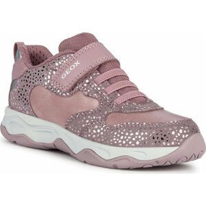 Sneakersy Geox J Calco Girl J16CMA 0DHBC C8F1A M Růžová