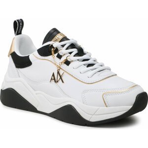 Sneakersy Armani Exchange XDX104 XV580 S037 Opt.White/Black/Gold