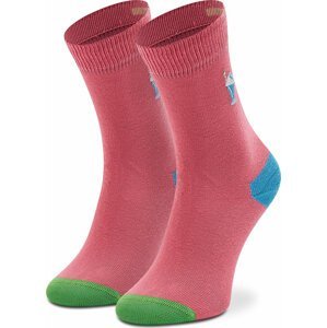 Vysoké dětské ponožky Happy Socks KBEMS01-3500 Růžová