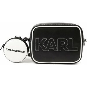Sada kabelka a peněženka Karl Lagerfeld Kids Z10171 Black 09B