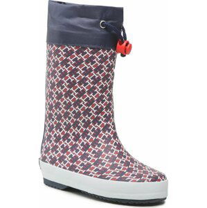 Holínky Tommy Hilfiger Rain Boot T3A6-32432-1516X M Red Wine 663