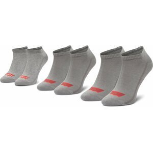 Sada 2 párů pánských nízkých ponožek Levi's® 37157-0173 Middle Grey Melange